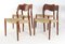 Chaises Modèle 71 par Niels O Möller, 1920s, Set de 4 6