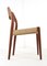 Chaises Modèle 71 par Niels O Möller, 1920s, Set de 4 11