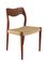 Chaises Modèle 71 par Niels O Möller, 1920s, Set de 4 16