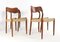 Chaises Modèle 71 par Niels O Möller, 1920s, Set de 4 1