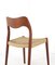 Chaises Modèle 71 par Niels O Möller, 1920s, Set de 4 15