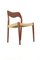 Chaises Modèle 71 par Niels O Möller, 1920s, Set de 4 14