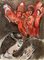 Marc Chagall, Sarah and the Angels, Lithograph, Image 1