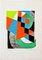 Sonia Delaunay, Green Checkers, 1968, Lithograph, Image 2