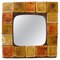 Square Ceramic Mirror, 1950s, Image 1