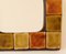 Square Ceramic Mirror, 1950s, Image 3