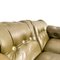 Mid-Century Ledersofa und Sessel im Stil von Percival Lafer, 1970er, 2er Set 6