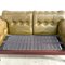 Mid-Century Ledersofa und Sessel im Stil von Percival Lafer, 1970er, 2er Set 9