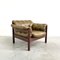 Mid-Century Ledersofa und Sessel im Stil von Percival Lafer, 1970er, 2er Set 10