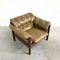 Mid-Century Ledersofa und Sessel im Stil von Percival Lafer, 1970er, 2er Set 11