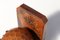 Art Deco Faceted Ball Bookends in Oak with Metal Decorations, 1920, Set of 2 8