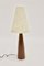 Lámpara de mesa danesa de teca, años 60, Imagen 1