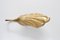 Vintage Italian Leaf Brass Sconce by Tommaso Barbi 2