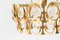 French Pendant in Gilded Metal and Glass 6