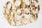 French Pendant in Gilded Metal and Glass 7