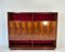 Italian Art Deco Ziricote Wood and Velvet Sideboard from Borsani, 1950s, Image 2