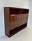 Italian Art Deco Ziricote Wood and Velvet Sideboard from Borsani, 1950s, Image 5