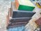 Valises Vintage Art Déco, 1930s, Set de 5 9