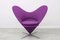 Chaise Heart Cone par Verner Panton pour Vitra, 1980s 1