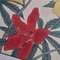 Stampe floreali incorniciate, Giappone, anni '50, set di 4, Immagine 8