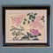 Stampe floreali incorniciate, Giappone, anni '50, set di 4, Immagine 5