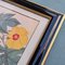 Stampe floreali incorniciate, Giappone, anni '50, set di 4, Immagine 39