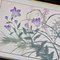 Gerahmte japanische Blumendrucke, 1950er, 4 . Set 11