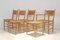 Stuhlensemble aus Eschenholz von Charlotte Perriand, 1960, 6er Set 4
