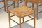 Stuhlensemble aus Eschenholz von Charlotte Perriand, 1960, 6er Set 10