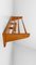 Mid 20th Century Italian Blonde Wooden Wall Coat Rack and Hat Stand by Fraber, 1960s 7