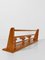 Mid 20th Century Italian Blonde Wooden Wall Coat Rack and Hat Stand by Fraber, 1960s 16