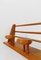Mid 20th Century Italian Blonde Wooden Wall Coat Rack and Hat Stand by Fraber, 1960s 11