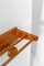 Mid 20th Century Italian Blonde Wooden Wall Coat Rack and Hat Stand by Fraber, 1960s 4