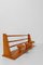 Mid 20th Century Italian Blonde Wooden Wall Coat Rack and Hat Stand by Fraber, 1960s 17