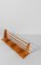 Mid 20th Century Italian Blonde Wooden Wall Coat Rack and Hat Stand by Fraber, 1960s 9
