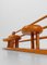 Mid 20th Century Italian Blonde Wooden Wall Coat Rack and Hat Stand by Fraber, 1960s 13
