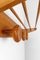 Mid 20th Century Italian Blonde Wooden Wall Coat Rack and Hat Stand by Fraber, 1960s 6