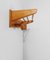 Mid 20th Century Italian Blonde Wooden Wall Coat Rack and Hat Stand by Fraber, 1960s 5