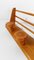 Mid 20th Century Italian Blonde Wooden Wall Coat Rack and Hat Stand by Fraber, 1960s 10