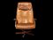Moderner dänischer Mid-Century Leder Drehstuhl, 1970 7