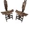 Set of Italian Sculptural Wooden Chairs by Anacleto Spazzapan, 1980s 10