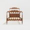 Italian Pine Chiavari Bed by Giuseppe Gaetano Descalzi, 1950s, Image 4