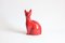 Rote Keramik Katze von Aldo Londi für Bitossi, Italien, 1960er 16