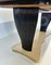 Italian Art Deco Brass and Black Lacquered Table attributed to Vittorio Dassi, 1940s, Image 14