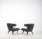 Italian Horn Armchairs in Leather, 1960s, Set of 2, Image 4