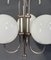 Art Deco Chrome Chandelier, 1930s 3
