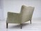 Danish Curved 2-Seater Sofa in Velour and Beech, 1960s 12