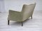 Danish Curved 2-Seater Sofa in Velour and Beech, 1960s 11