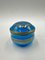 French Round Gold-Painted Opaline Glass Box, 19th Century, Image 5
