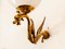 Brass Dragon Wall Light with Sphere Glass, Image 4